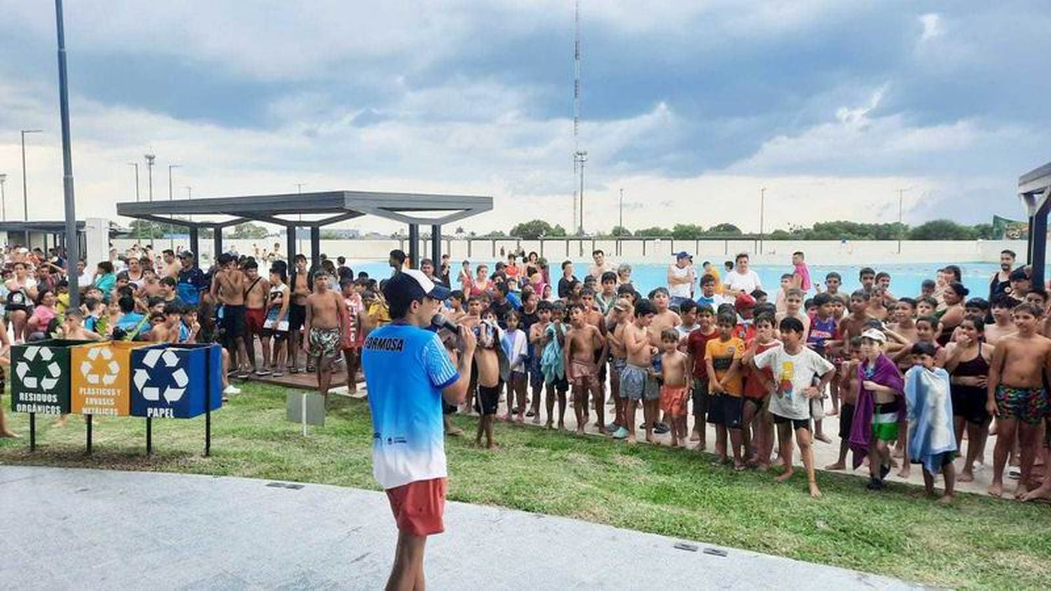 El parque acuático albergó el cierre
de año en una divertida tarde