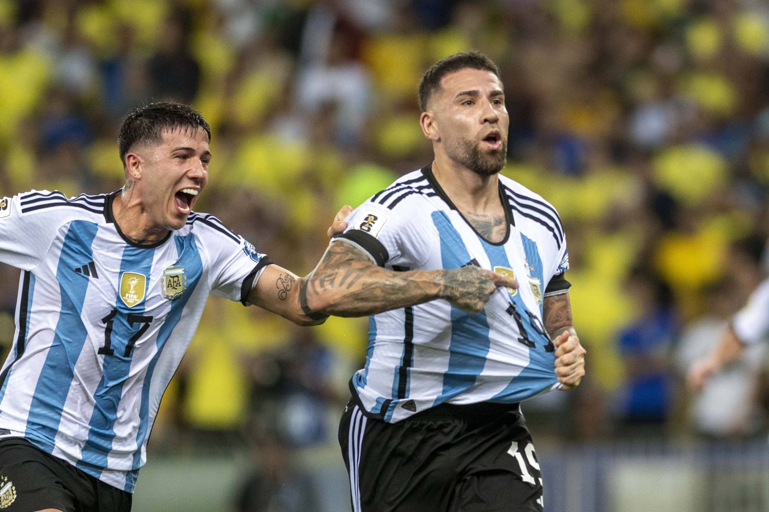 En una noche épica, Argentina tuvo coraje para ganarle a Brasil y dejarlo sin invicto de local en Eliminatorias