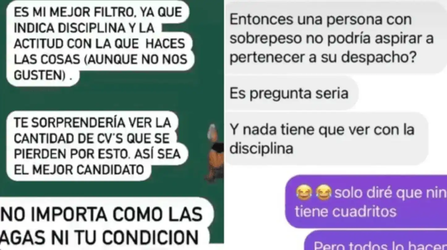 El desconcertante requisito físico que usa una contadora para contratar personal: la escracharon en las redes