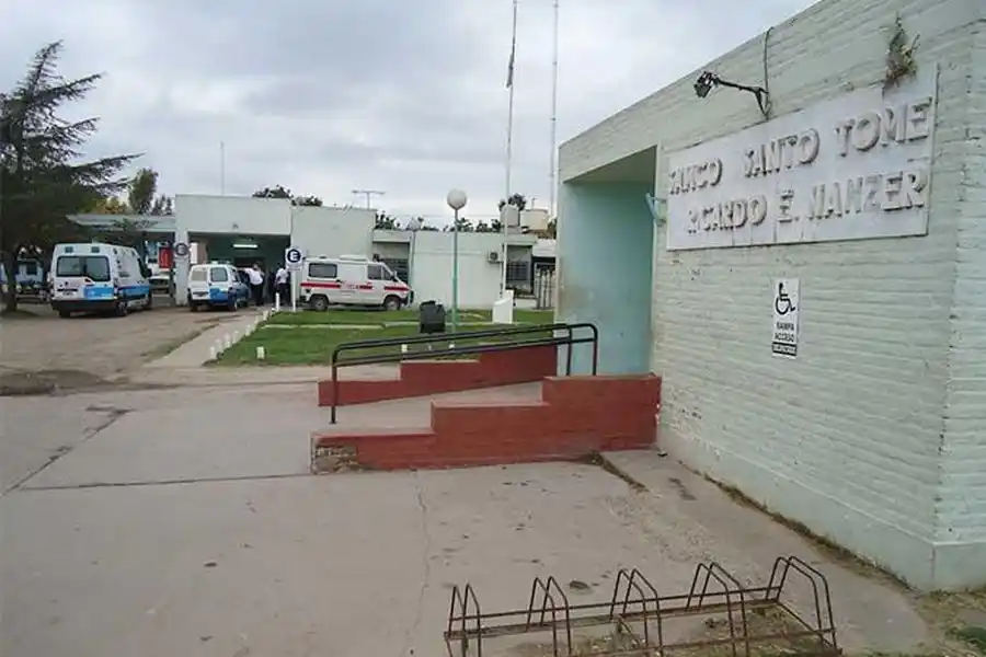 La víctima fue derivada al Samco de Santo Tomé tras el hecho.