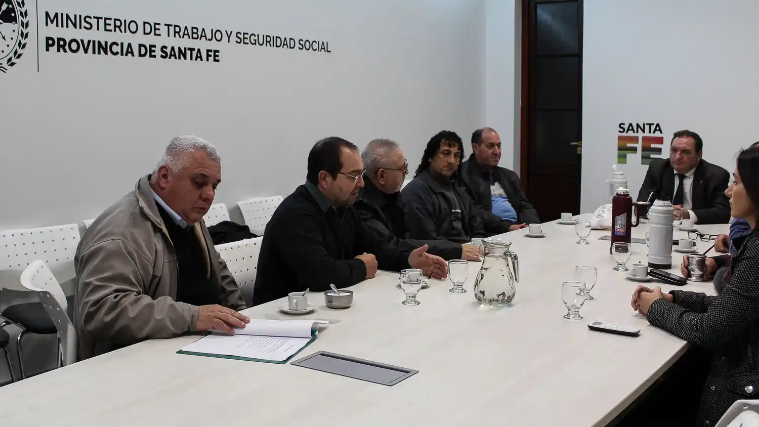 Laguna Paiva: se analizó la situación laboral y productiva del taller ferroviario