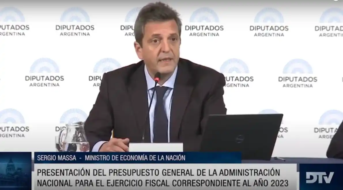 Sergio Massa:” El presupuesto está planteado con metas realistas y prudentes"