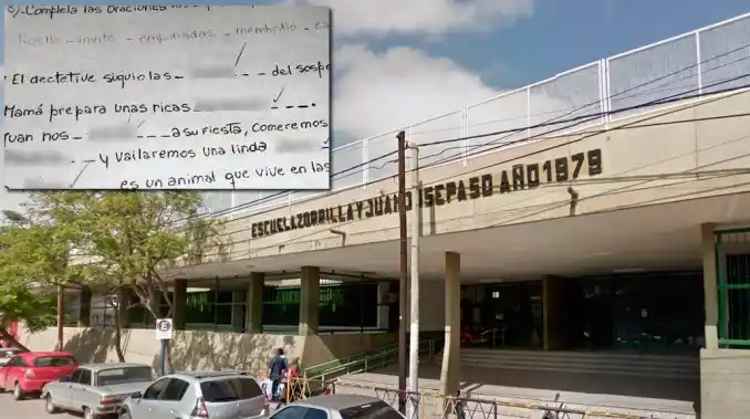 Indignación con una maestra: escribió "vailaremos" y "detetive"