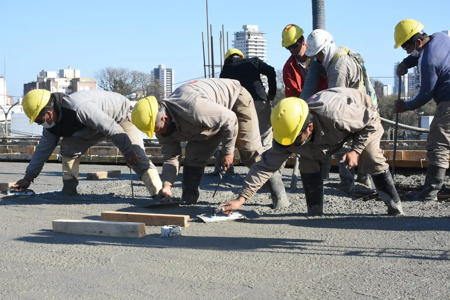 La construcción ya recuperó los niveles previos a la pandemia