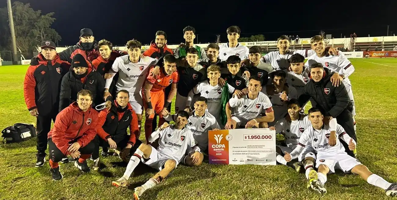 El festejo de Newell's de Rosario.