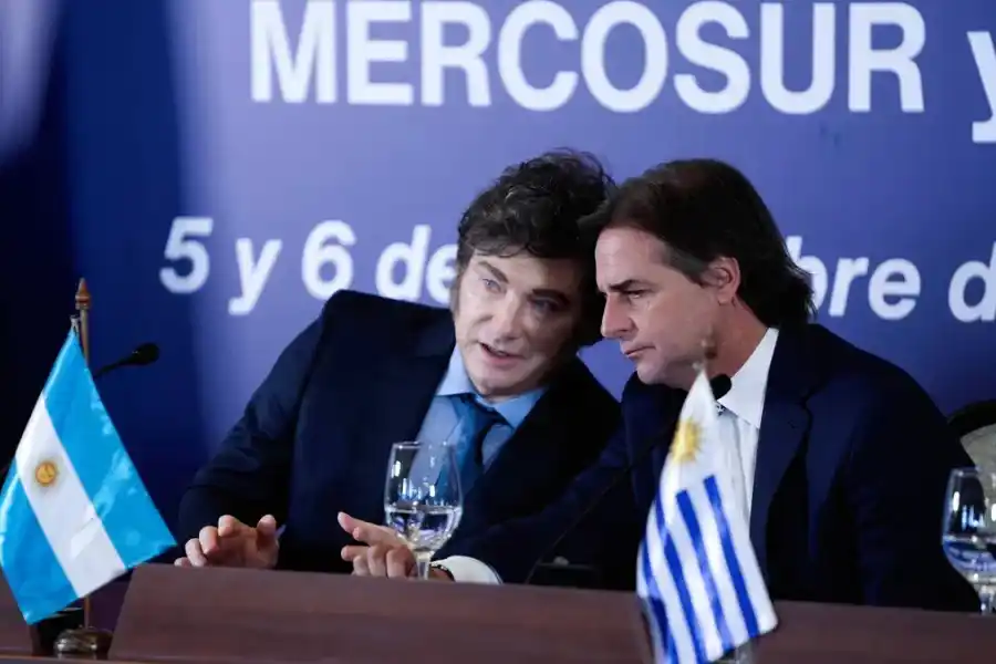 "Todo lo que sea para romper, me encanta": Javier Milei asumió la presidencia del Mercosur con un chiste particular