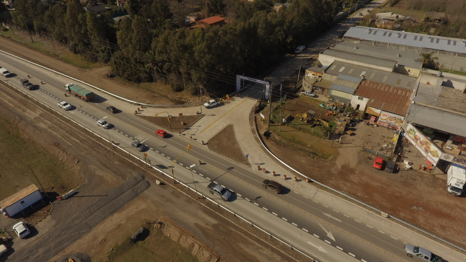 Finalizaron las obras de reconfiguración y puesta en valor del acceso a Cañuelas