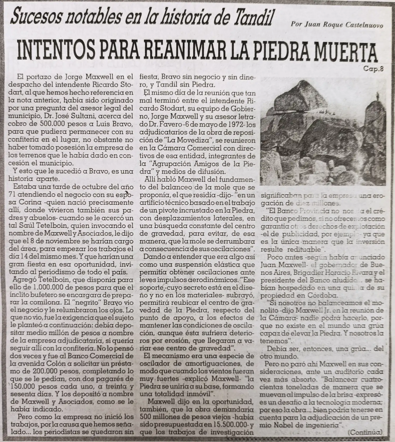 Intentos para reanimar la piedra muerta   - Cap. 8