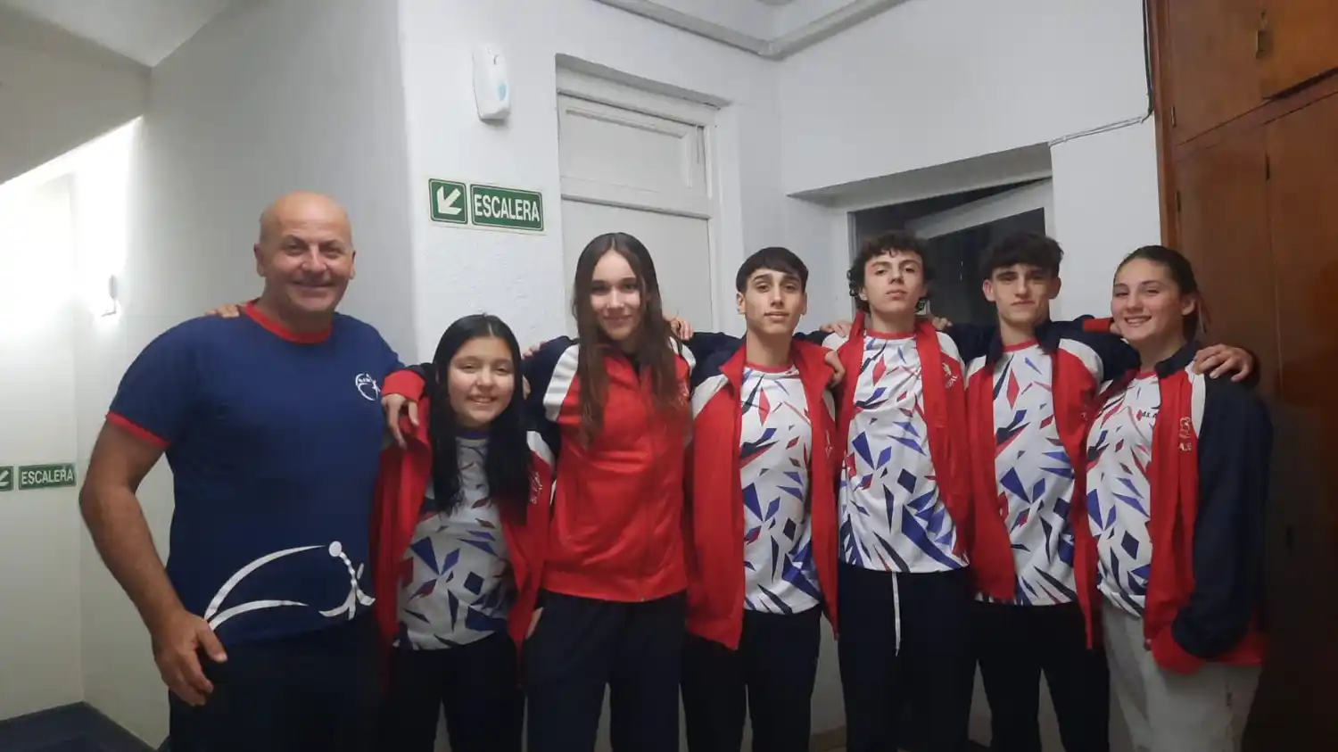 Los siete representantes de Defensa, en Mendoza.