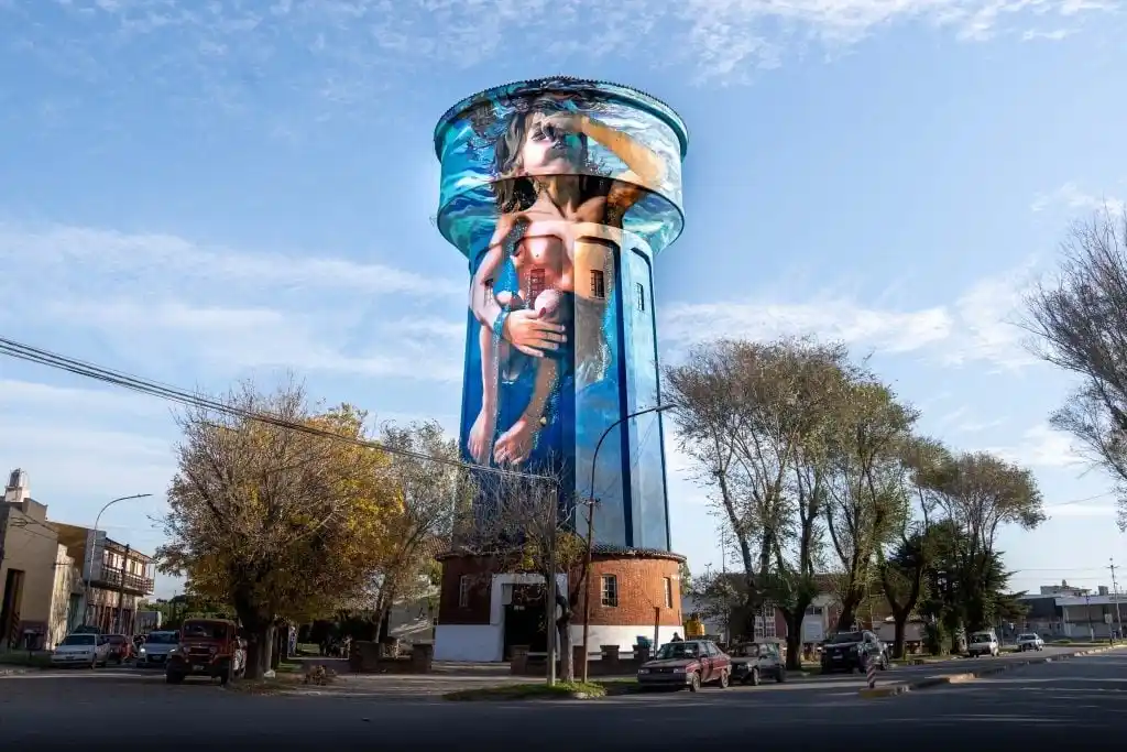 Un mural de Miramar fue elegido “el mejor del mundo” superando a 100 obras