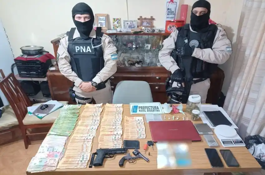 Allanamientos en Santa Fe: Prefectura detuvo a dos personas