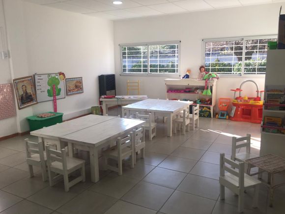Inauguraron las refacciones en el jardín de Pueblo Doyle:  “Para la comunidad era importantísimo”, dijo la directora