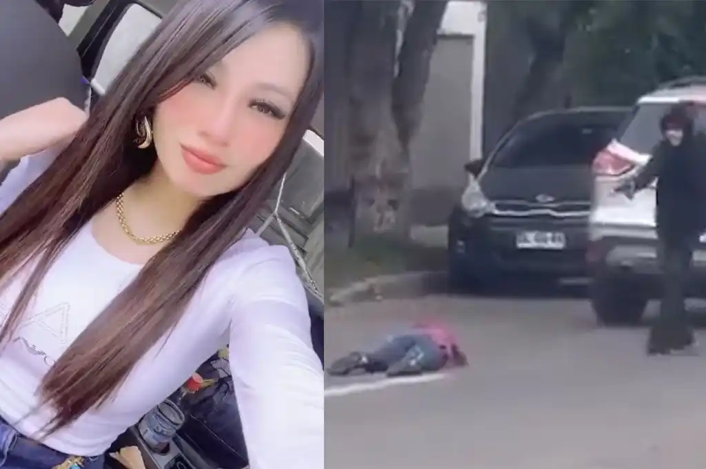 La mujer falleció en plena calle.