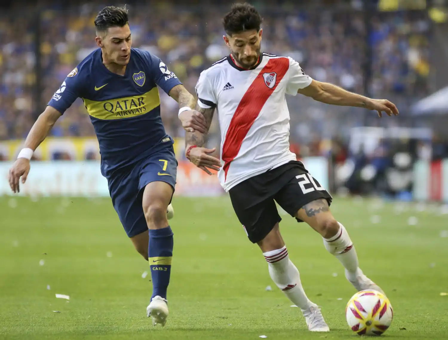 Boca y River, en el primer capítulo de una serie final que paraliza al mundo del fútbol