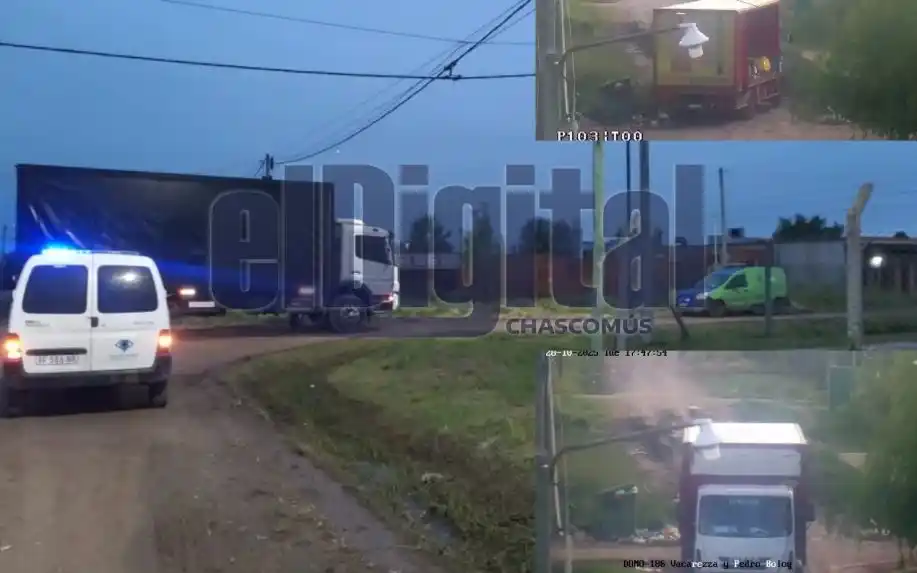 Infraccionaron camiones por circular sin autorización en el barrio San Cayetano