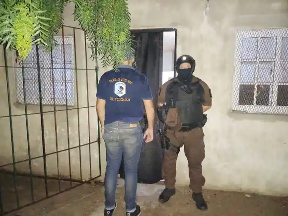 Allanamiento en Barrio Carretera La Cruz con secuestro de más de $440.000