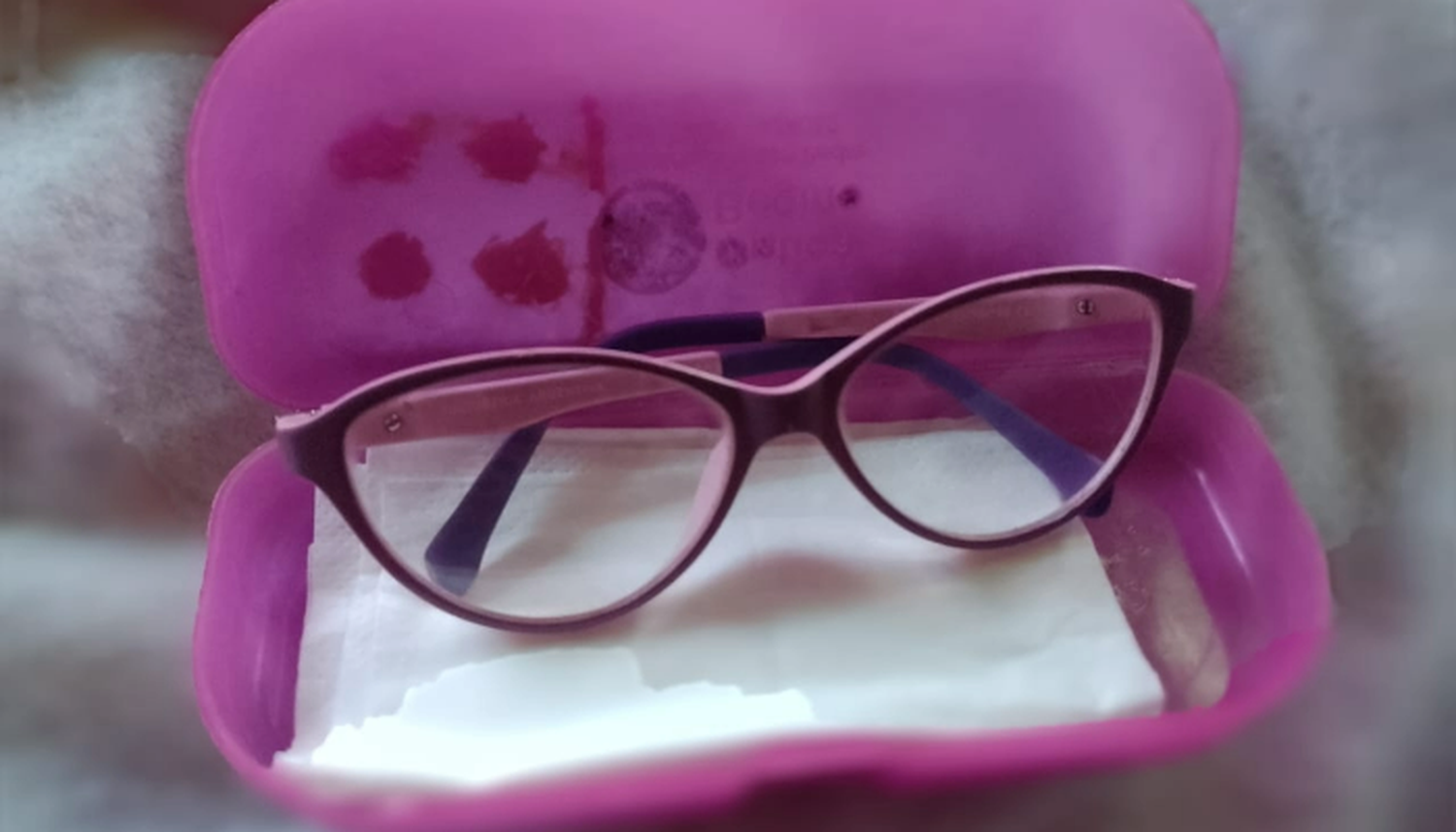 Lentes encontrados en la calle
