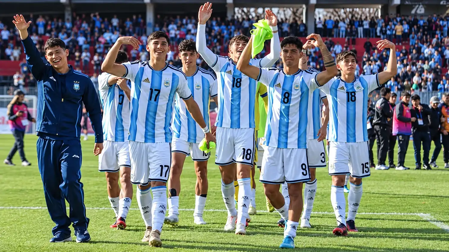 La Selección Argentina Sub 19 venció a Perú y jugará la final por la medalla de oro