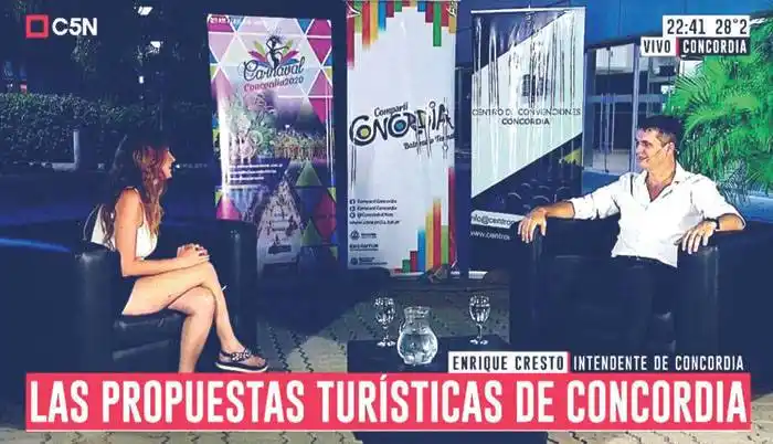 Importante promoción turística de Concordia en medios nacionales