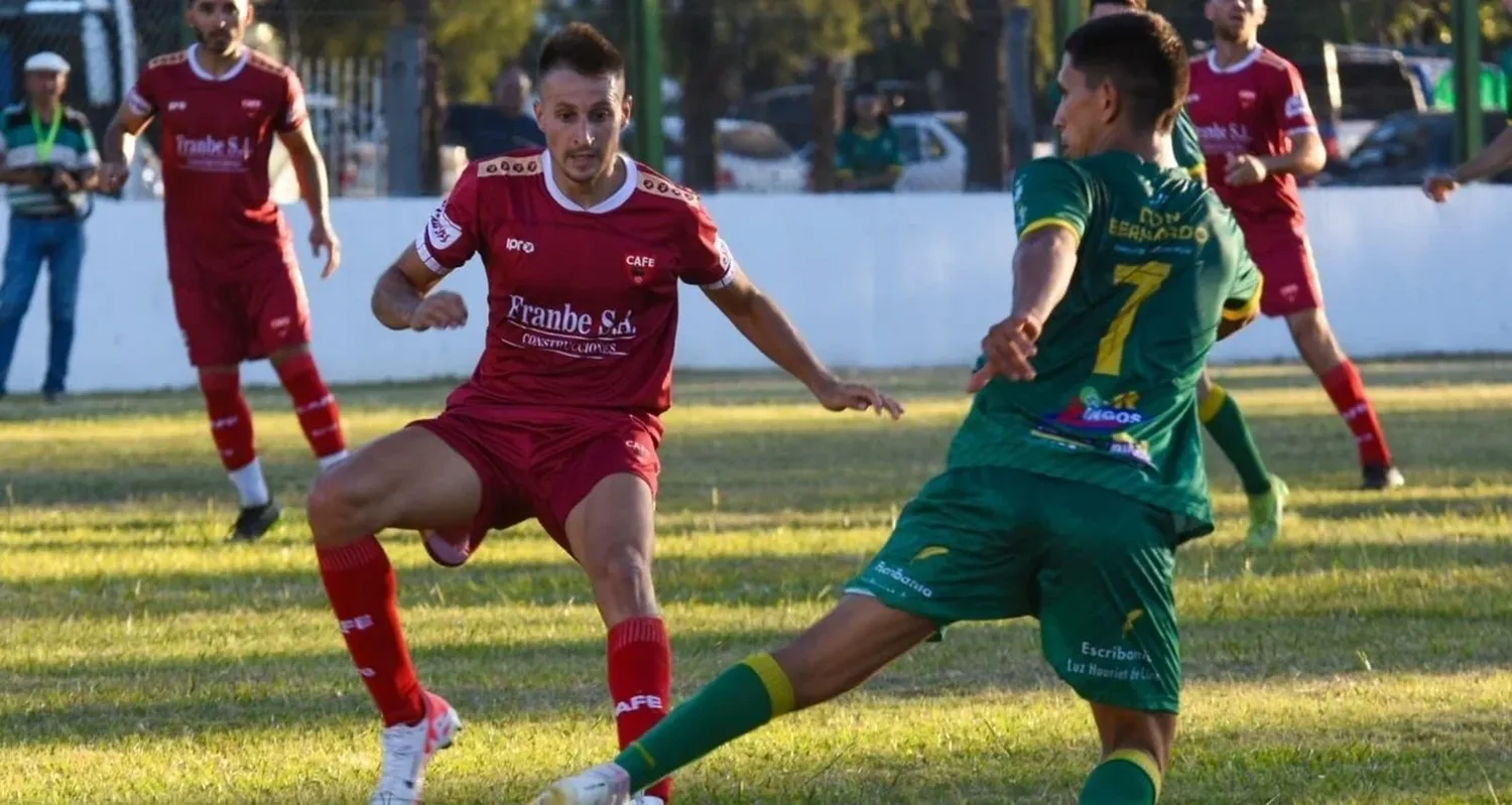 Ferro de Rafaela se trajo un empate muy importante de la ciudad de Tostado. Créditos: Valentina Conti