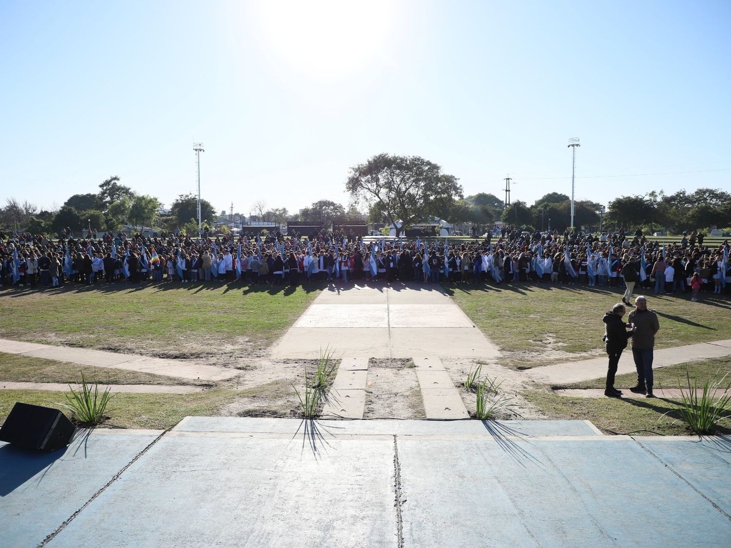 Alumnos de 4to grado hicieron su promesa de Lealtad en Reconquista