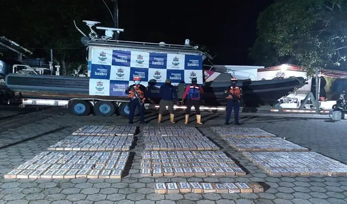 ¡COLOMBIA! Incautan 458 kilos de cocaína que viajarían a Centroamérica