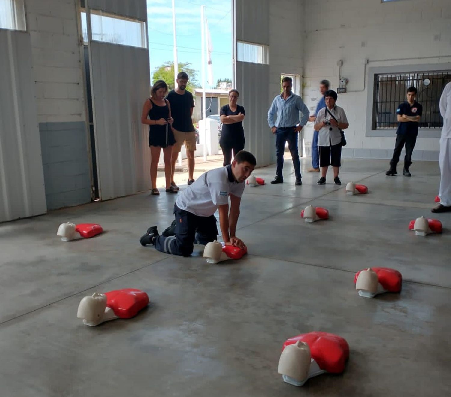 Capacitación en Chovet sobre primeros auxilios