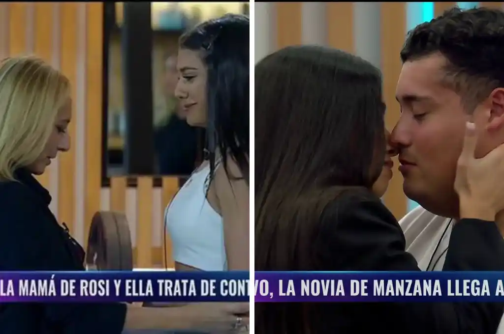 Rosina y Manzana recibieron a su familia en la casa