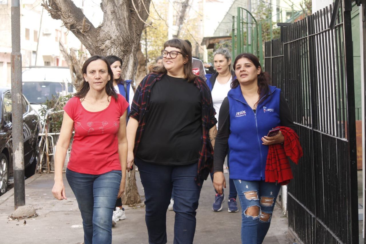 Precandidata a presidenta de Libres del Sur estuvo en Vicente López junto a la postulante local