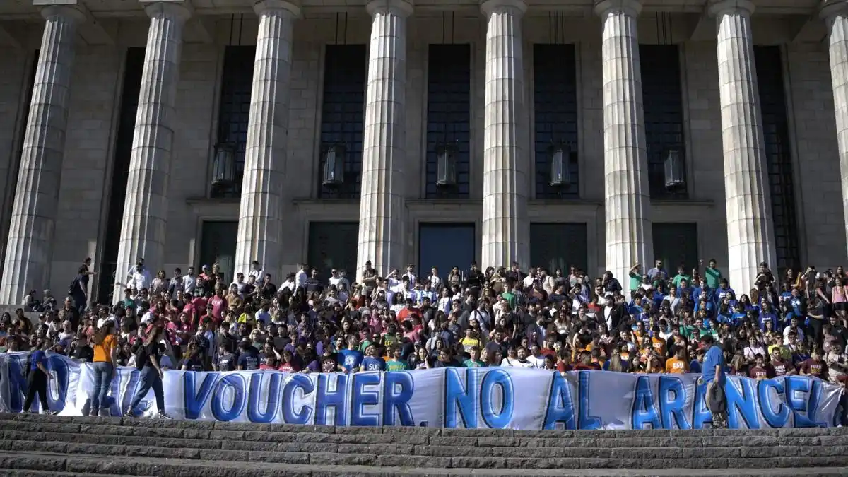 “Con la política de vouchers, la UBA tendría que cerrar sus puertas”, afirmó el rector Ricardo Gelpi