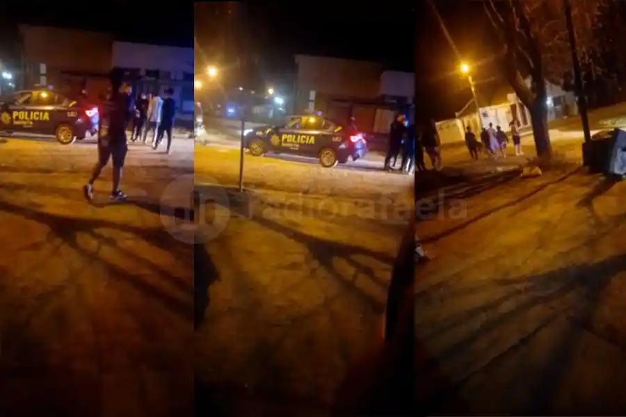A los tiros en pleno barrio 2 de Abril: tuvo que intervenir la policía