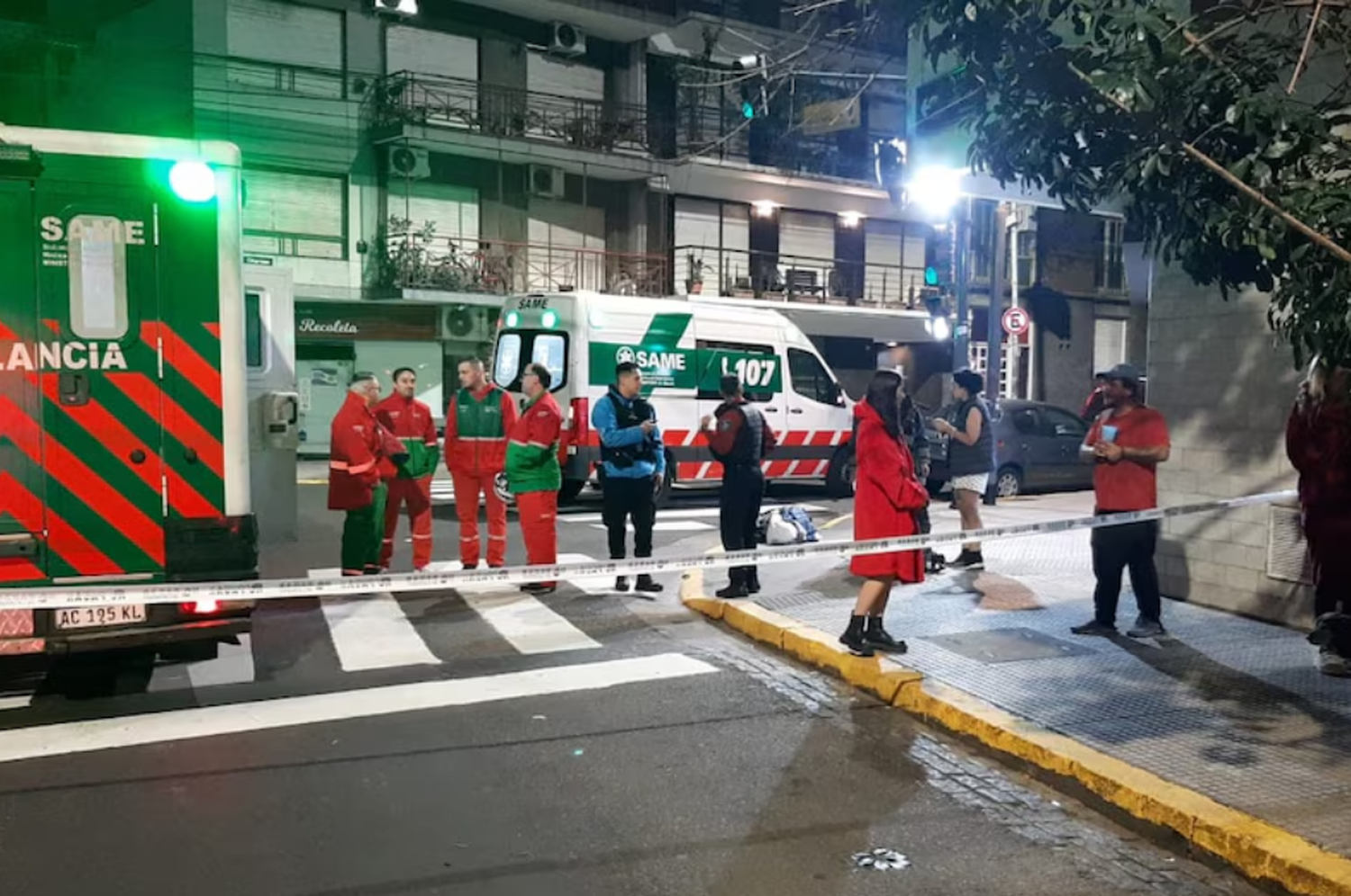 Se movilizaron a al menos cuatro dotaciones de bomberos