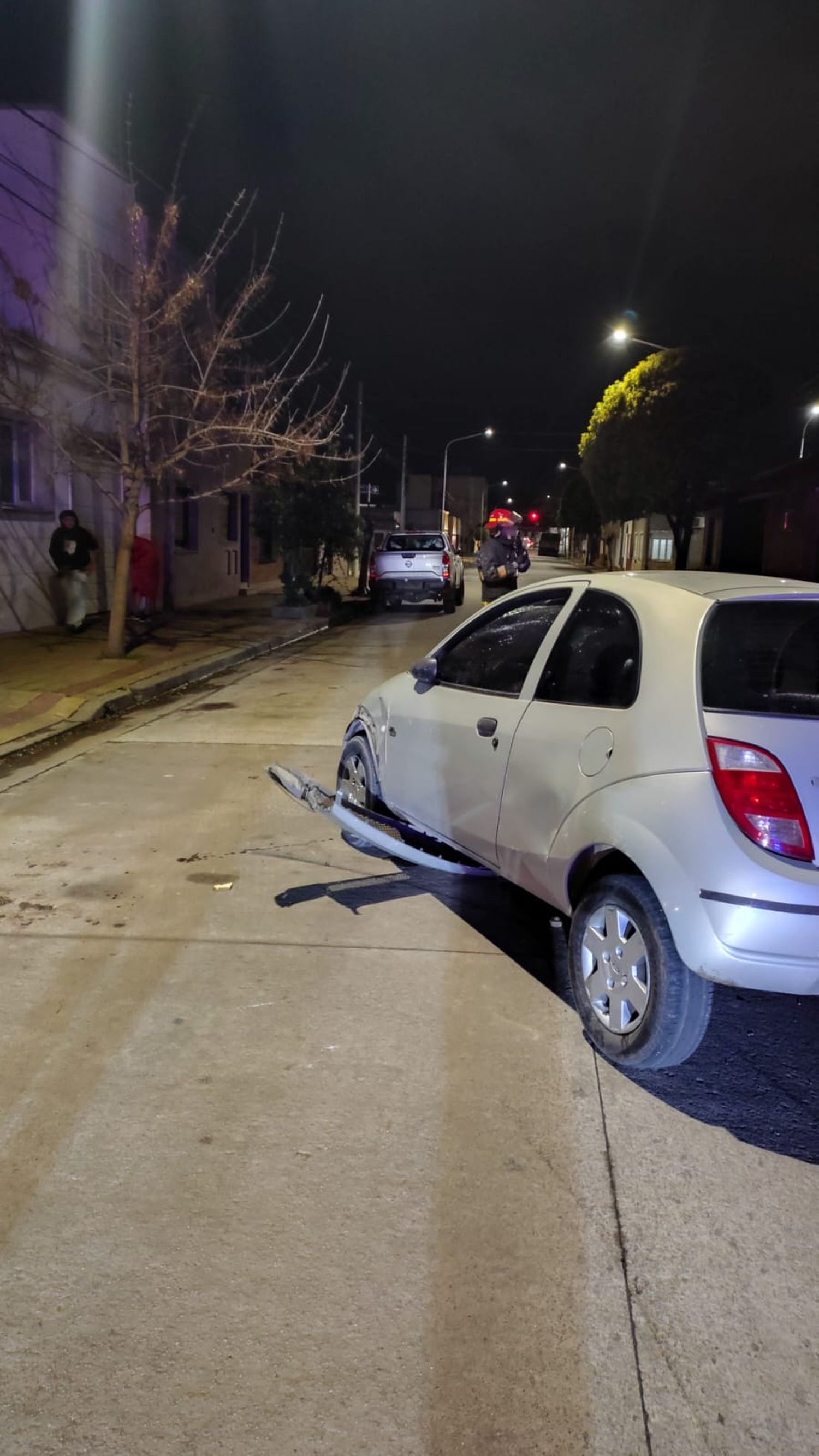Accidente de tránsito en Montevideo y Moreno