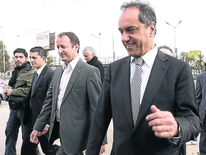 Elecciones 2013: Scioli e Insaurralde juntos en La Plata