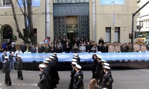 Jorge Macri homenajeó a San Martín con un desfile patrio
