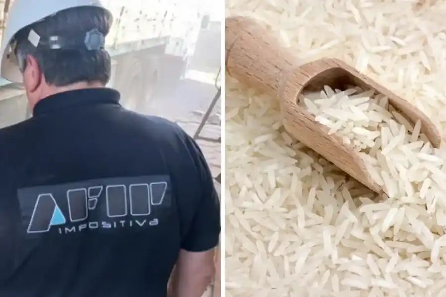 AFIP: lo detuvieron por comprar 10 kilos de arroz