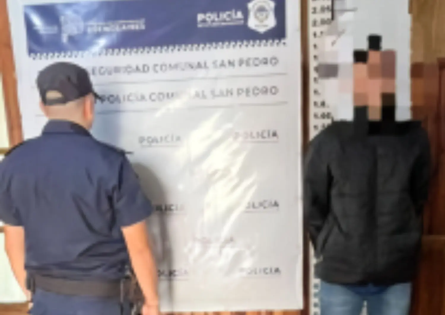 El sujeto fue aprehendido y trasladado a la Comisaría.