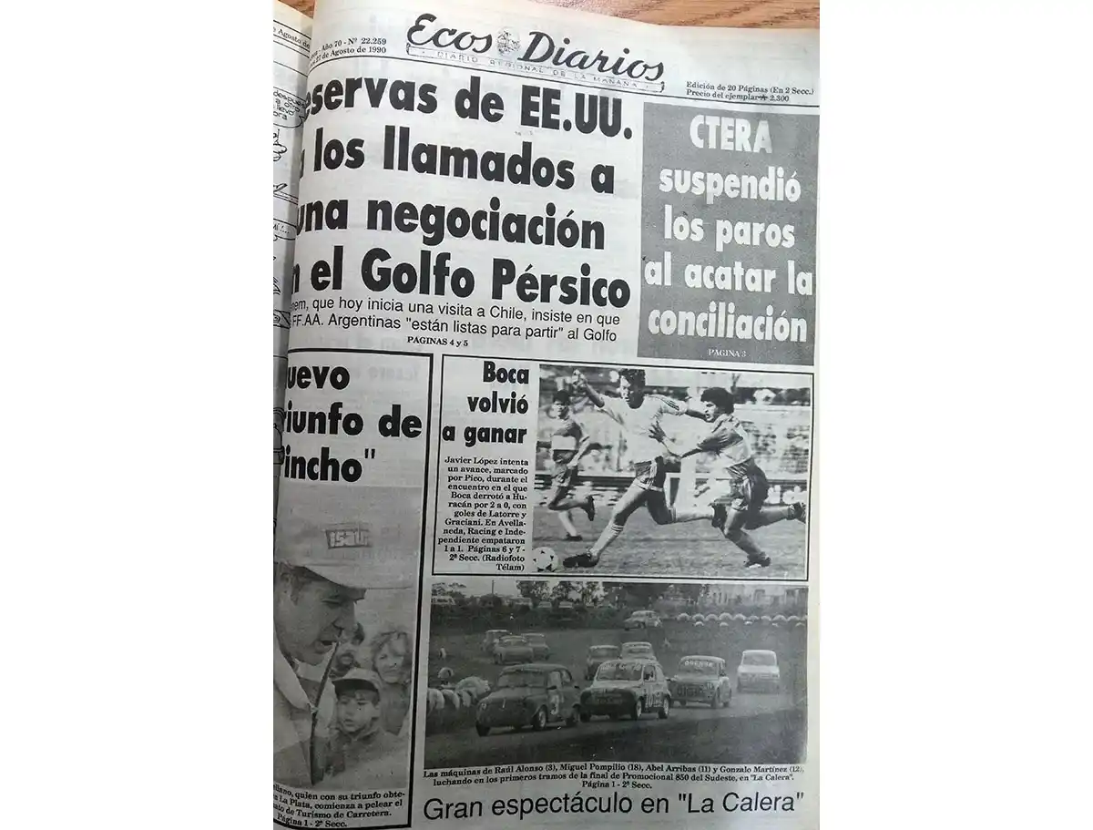 Lunes 27 de agosto de 1990