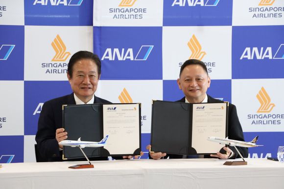 Singapore Airlines y ANA lanzarán vuelos con reparto de ingresos entre Japón y Singapur desde septiembre