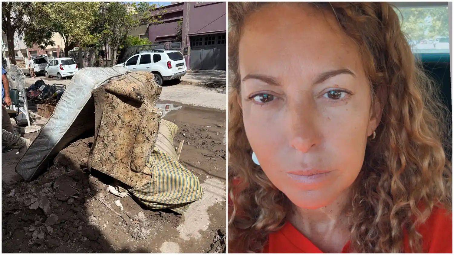 "En apenas 15 minutos, el agua nos llegaba arriba de las rodillas", contó Bárbara a LANOTICIA1.COM.