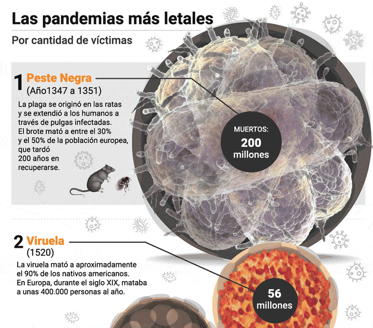 De la Peste Negra al coronavirus: cuáles fueron las pandemias más letales de la historia