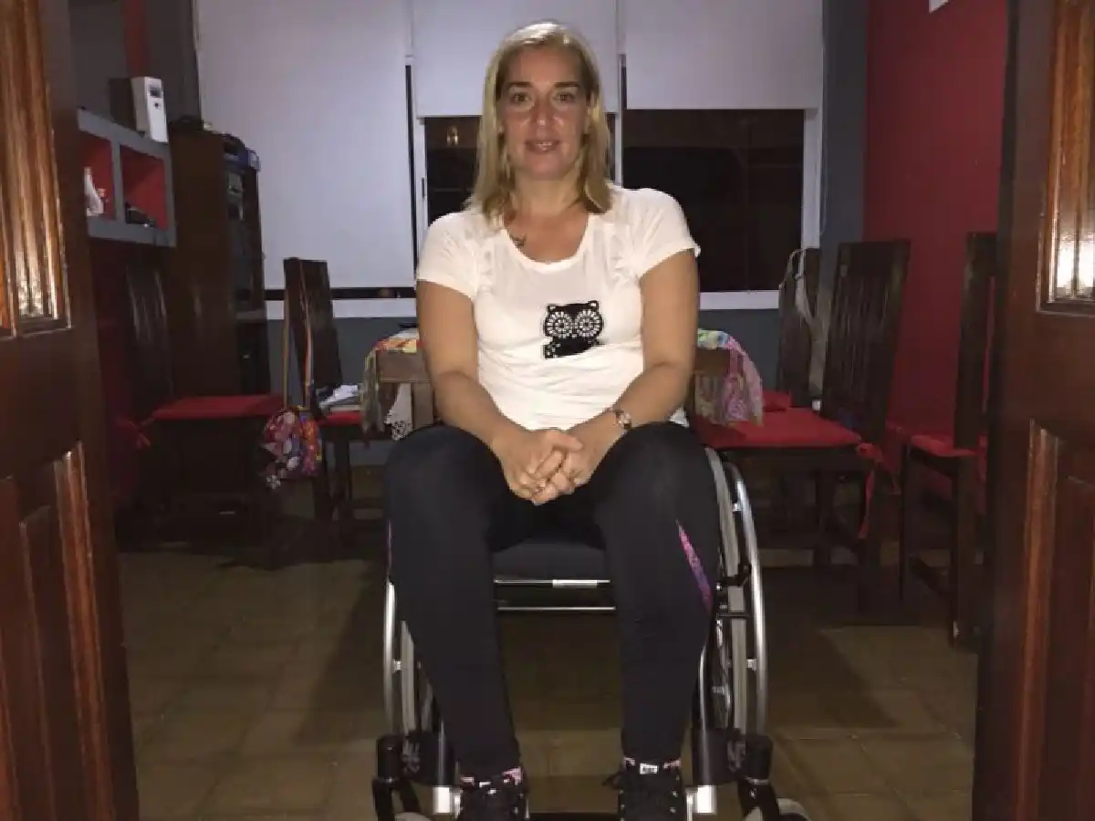 Eugenia  Aimar cuenta los días para volver a caminar