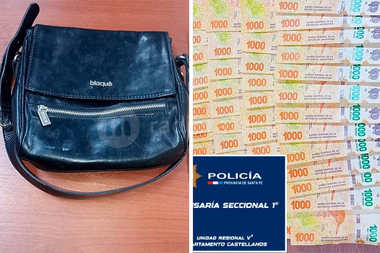 Una mujer se llevó una cartera olvidada de una estación de servicio y pensó que no la iban a descubrir