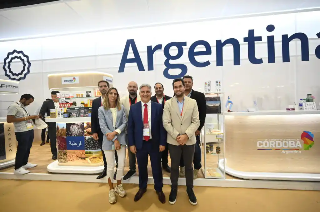 Martín Llaryora en Arabia Saudita