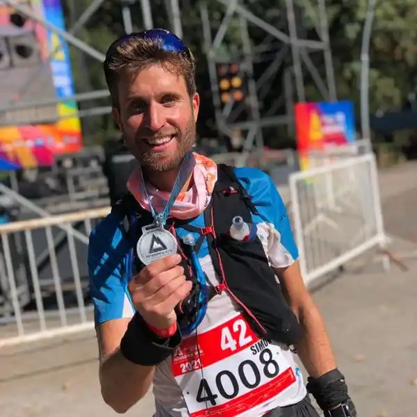 Diego Simon se subió al podio en Patagonia Run