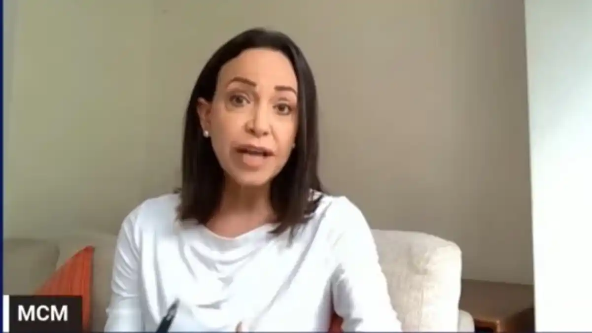 María Corina Machado: vienen nuevas etapas para que se den las condiciones en las que Maduro se siente a negociar