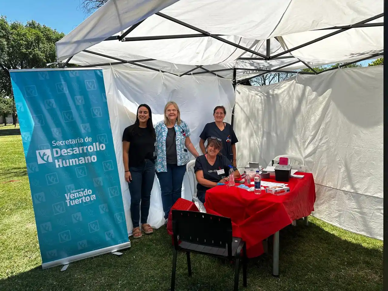 Personal de Desarrollo Humano que trabajó en los testeos.