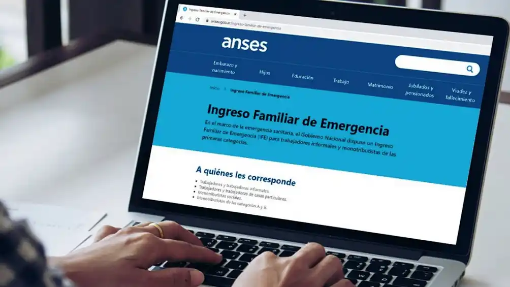 Continúa el pago del ingreso familiar de emergencia de 10.000 pesos