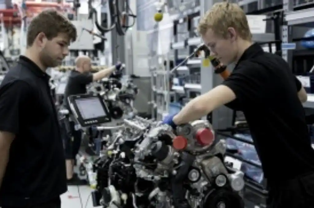 La producción industrial alemana mostró su mayor caída en 30 años