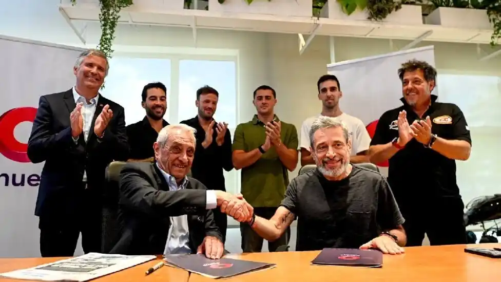 FOTO ACTC Mazzacane y Santa María sellaron el vínculo.